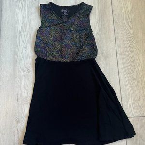 Girls Flowers by Zoe Black Iridescent Dress: Size Medium